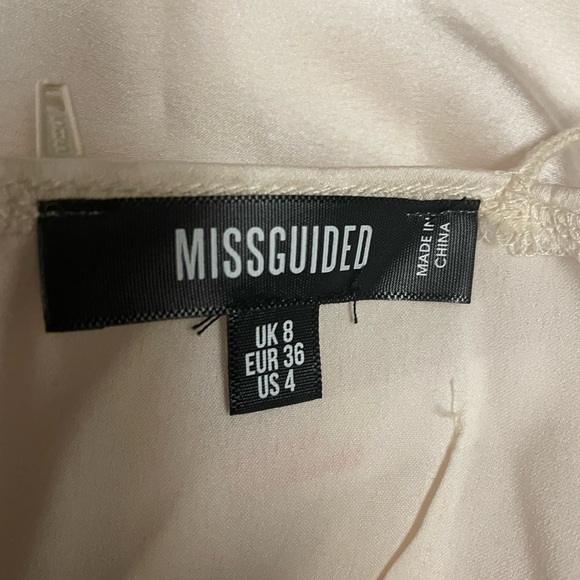 Missguided Satin Crop Top - Picture 2 of 4
